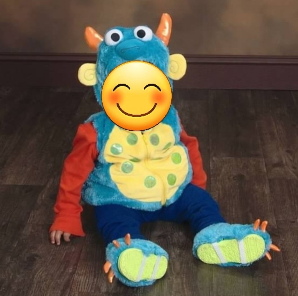 Halloween Monster Costume 18 monrhs